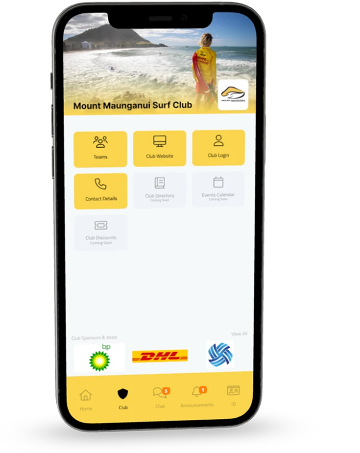 Sport Club Mobile App